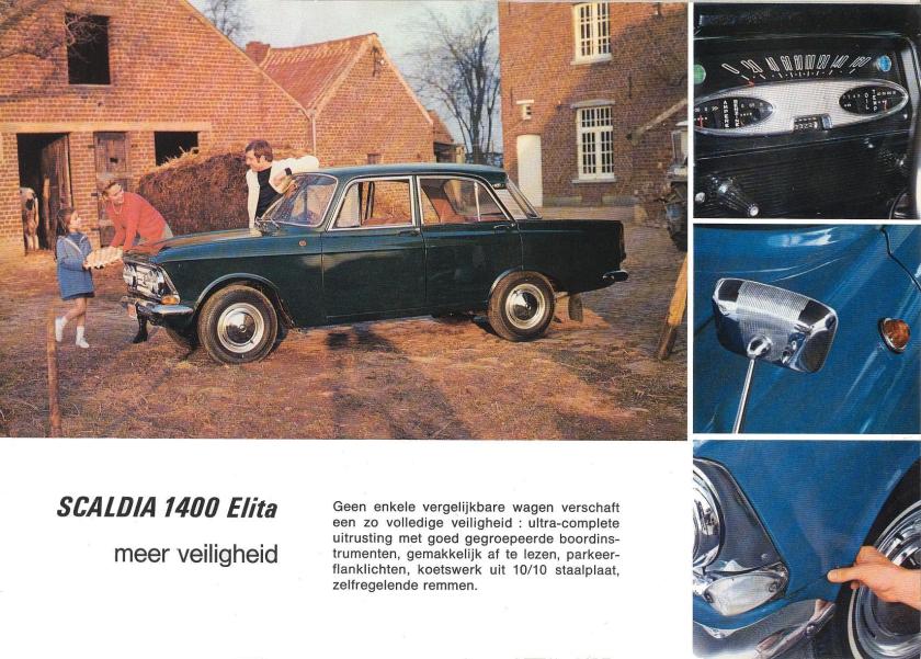 1960 Scaldia 1400 Elita 1cm dik staalplaat