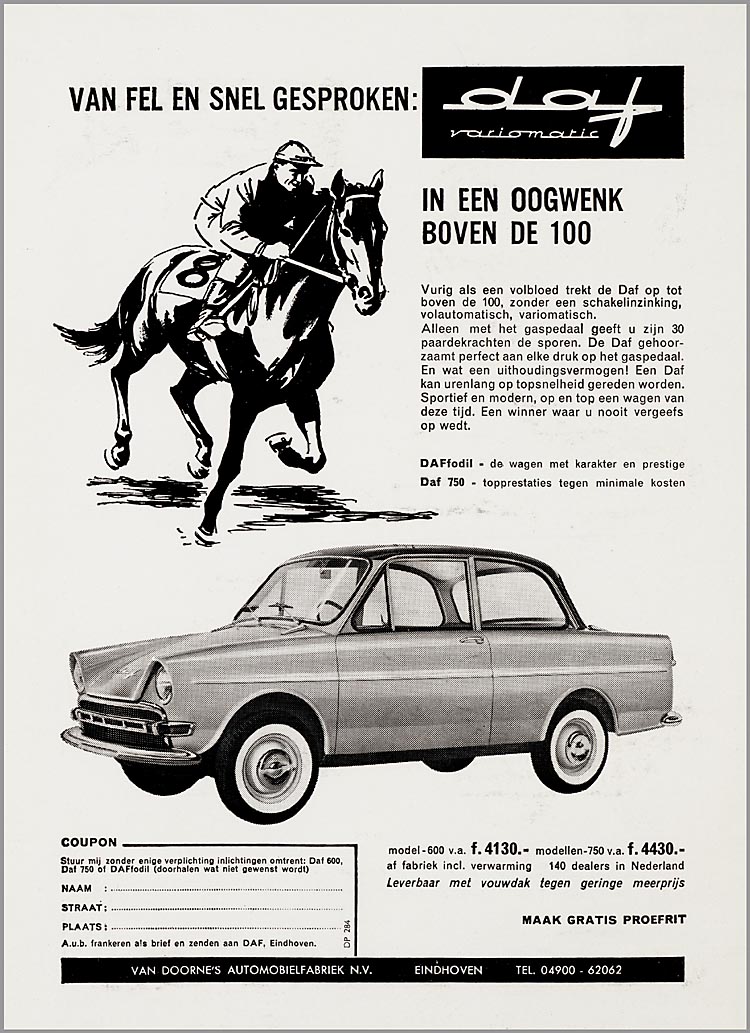 1963-68 DAF Advertentieplakboek