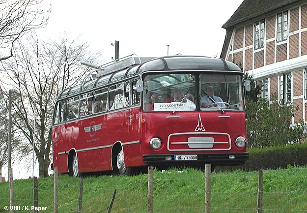 1962 Magirus Saturn II Reisebus Verkehrsbetriebe Hamburg-Hollstein VHH