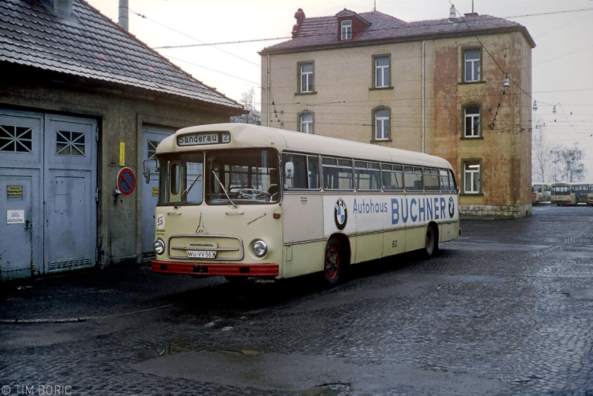 1971 Magirus Deutz bus in Würzburg