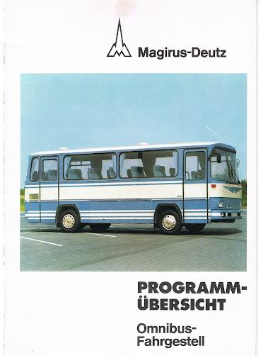 1977 MAGIRUS DEUTZ Program übersicht