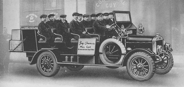 1914 Guy's 14 seater bus designed for use in the highlands