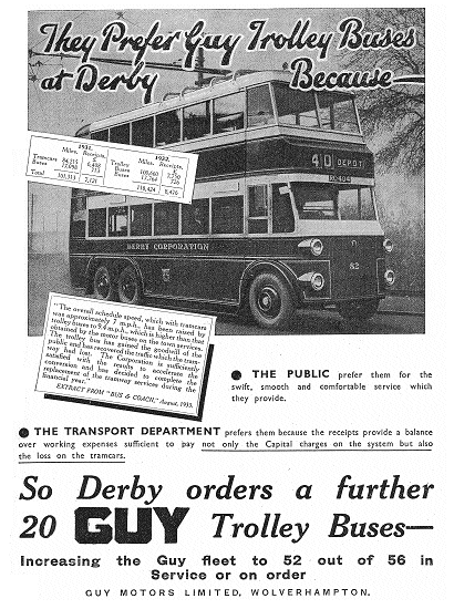 1933 Guy Trolleybus adv1