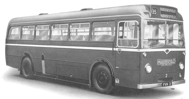 1952 Guy Arab Underfloor engined single deck Huddersfield 43 seater bus 4