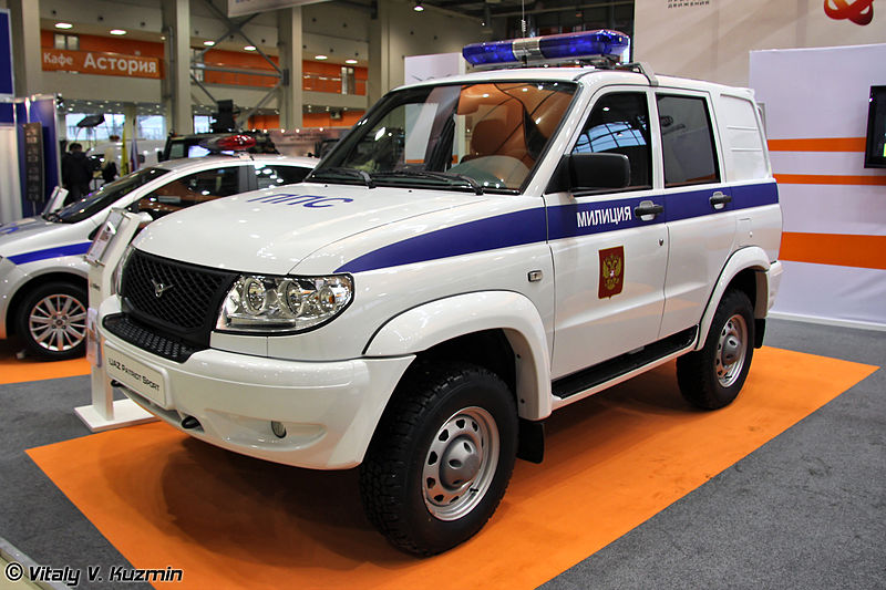 2010 UAZ Patriot Sport police vehicle