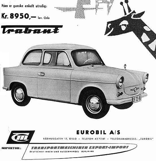 1961 trabant sedan