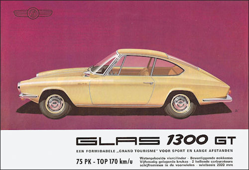 1965 glas 1300 gt coupe