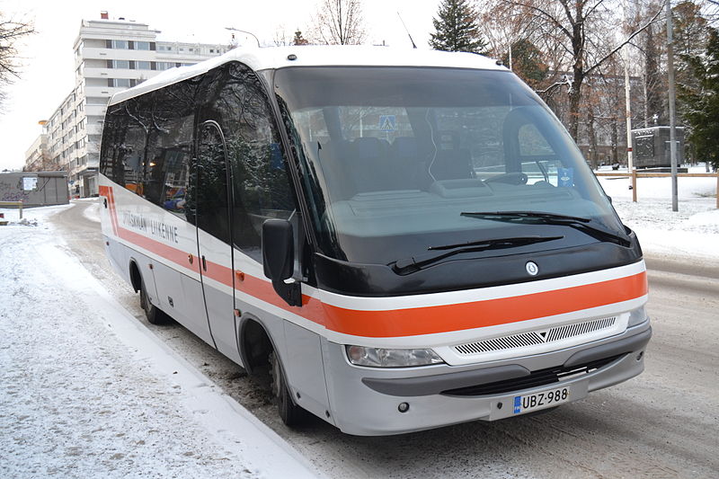 02 Iveco Indcar Mago 2 midibus in Jyväskylä, Finland.