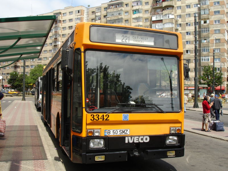 11 Iveco TurboCity-U 480 bus in Bucharest, Romania (operated by RATB)