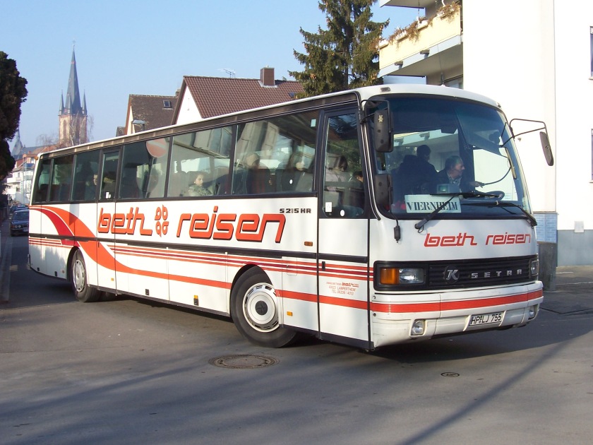 1988 Setra S 215 HR Viernheim 100 3383