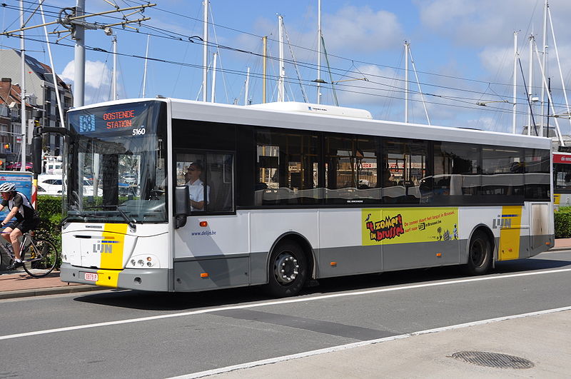 2010 Jonckheere Transit 2000 bus in Belgium. De Lijn operator