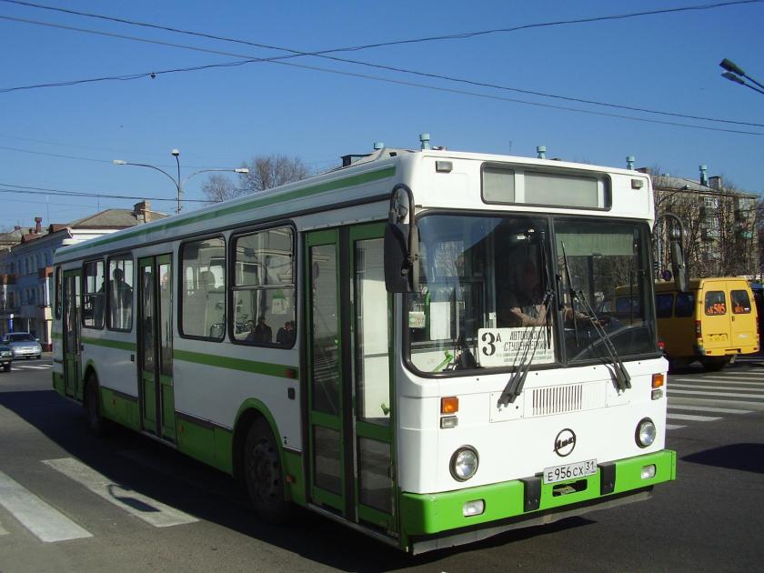 LiAZ-5256 bus (first generation) in Stary Oskol (Belgorod Oblast)
