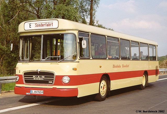 1969 MAN 750 HO Metrobus Rheinbahn Düsseldorf 765