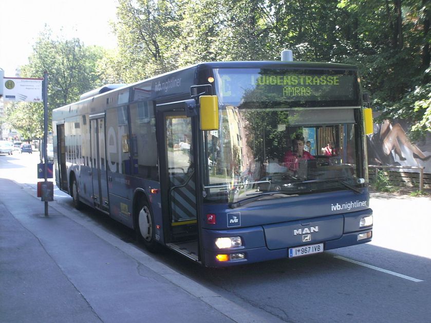 MAN A21 der Innsbrucker Verkehrsbetriebe
