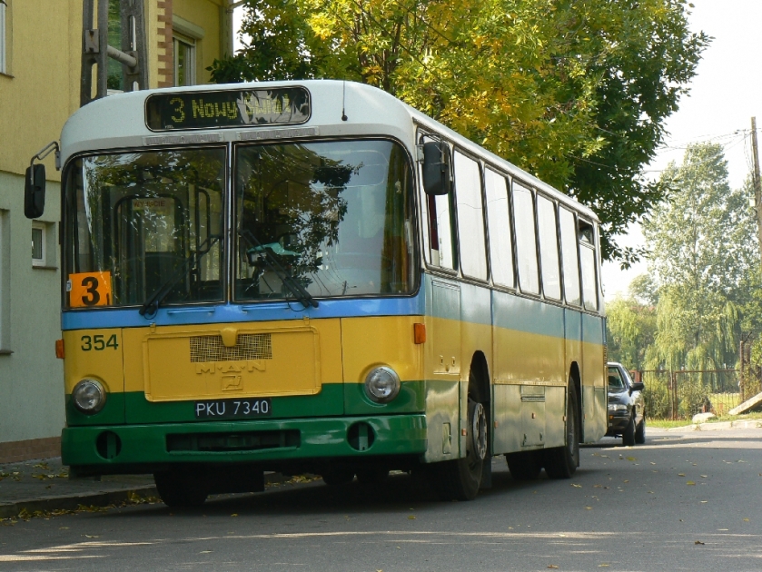 MAN-Linienbus in Bełchatów (Polen)