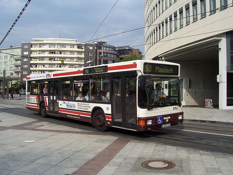 MAN NL202 bus
