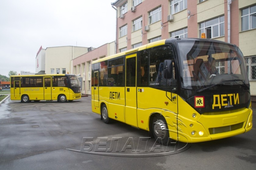 Minsk Automobile Plant showcases school bus model