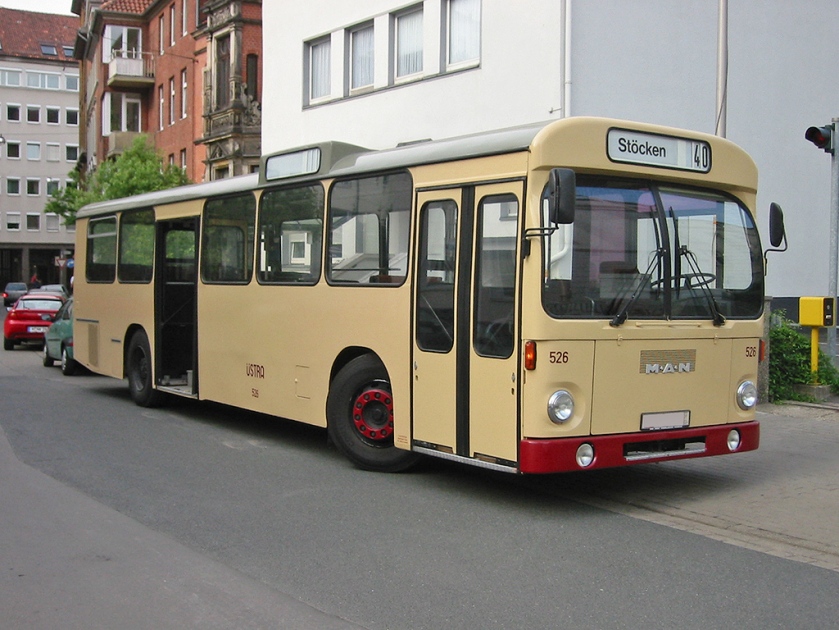 Standardbus MAN SL 200 in Hannover als Museumsbus