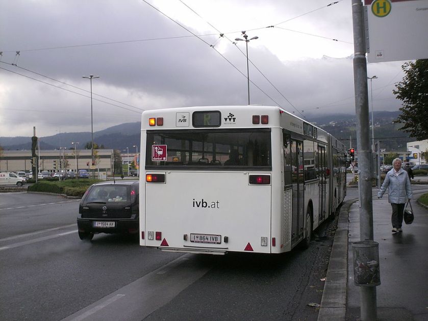 Wagen 864, der letzte MAN NG 272 der Innsbrucker Verkehrsbetriebe