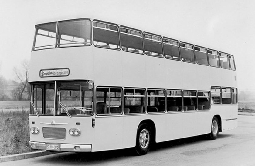 1964 Auwärter Neoplan Do-Bus Typ Hamburg Liniendoppeldecker Diplomarbeit von Konrad Auwärter
