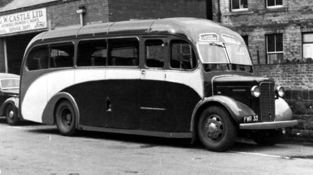 1962 Bussen Commer Commando Plaxton C30F seats