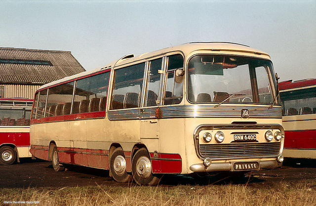 Plaxton 'Panorama' bodied Bedford VAL BNW640C.