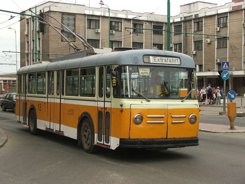 Trolleybus Saurer in Timisoara