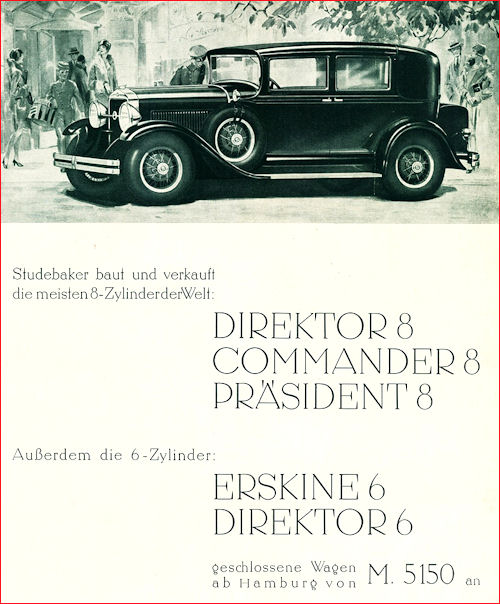 1930 Studebaker Commander Eight Brougham