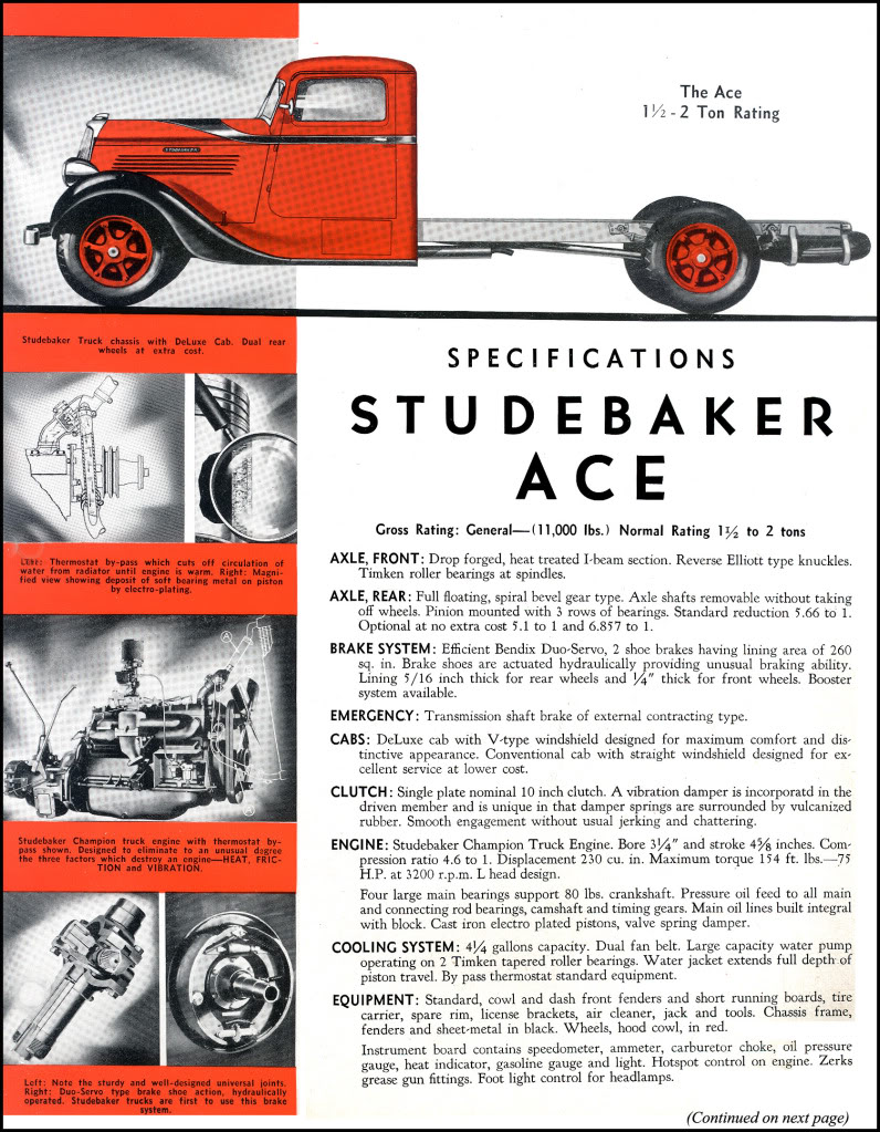 1935 Studebaker ACE truck