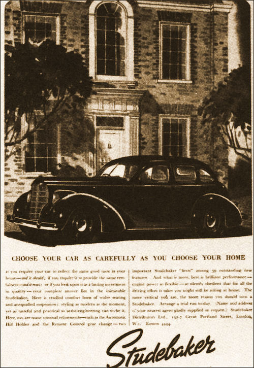 1938 studebaker advert