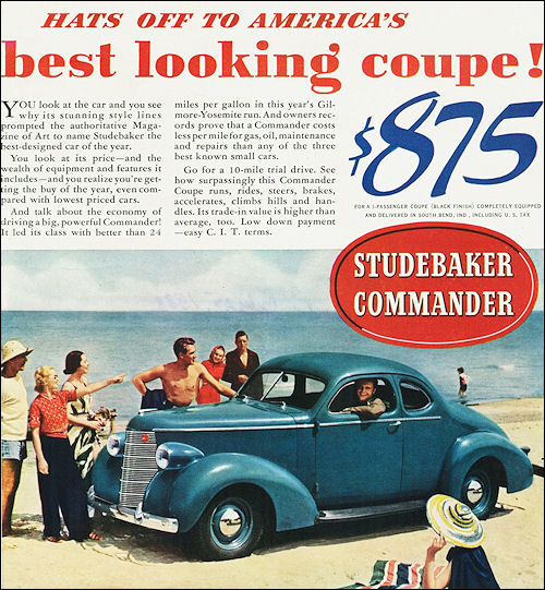 1938 Studebaker Commander Six Coupe