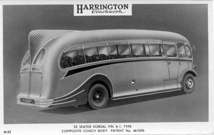 1951 Harrington Dorsal Fin Coach Builders UK