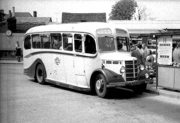 1952 Bedford OB had a (Duple Vista)involved in a serious accident was then fitted with a Gurney Nutting C29F body