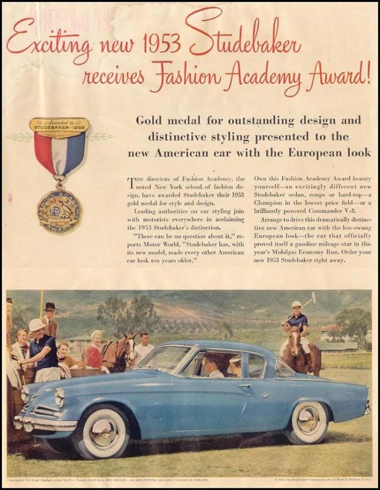 1953 Studebaker ad