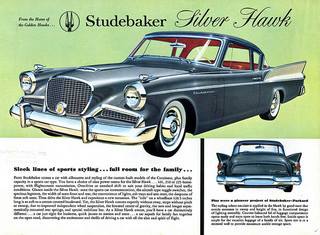 1958 Studebaker Silver Hawk ad