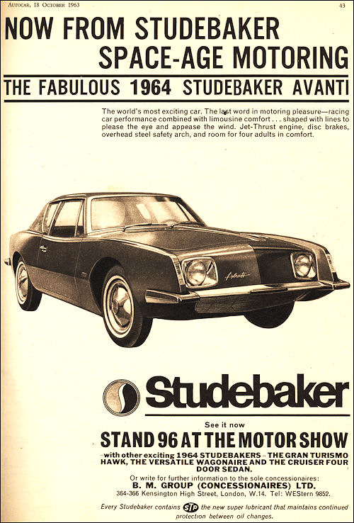 1964 studebaker avanti