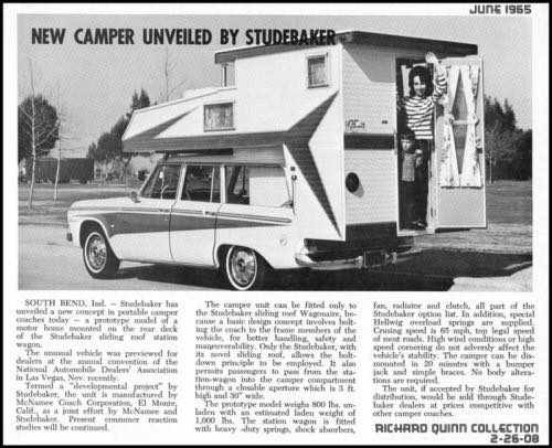 1965 Studebaker Camper