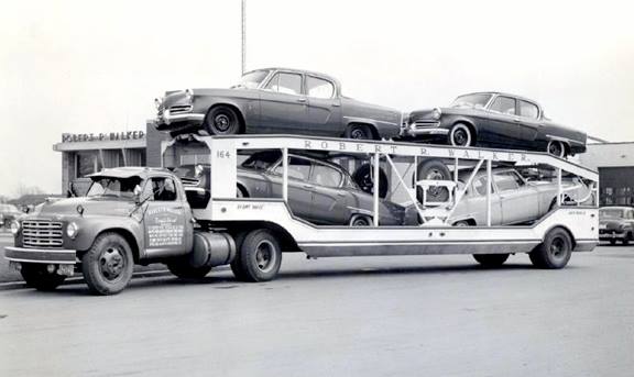 Studebakers on transport