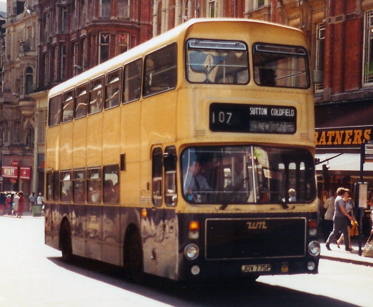 004 1982 Volvo Ailsa B55 West Midlands PTE bus 4775(JOV 775P) 1976 Volvo Ailsa B55 Alexander AV, Birmingham