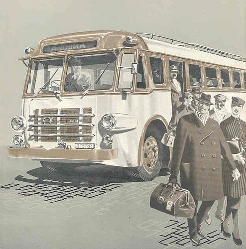1958 Volvo B615 Bus Brochure Image