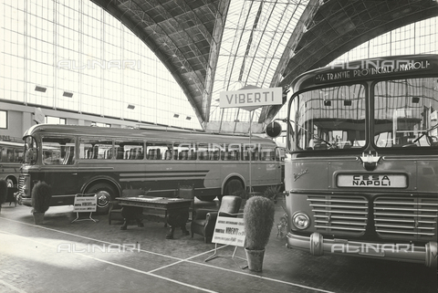 1968 Bus 703 Lancia and Fiat 306 of the company Officine Viberti of Turin