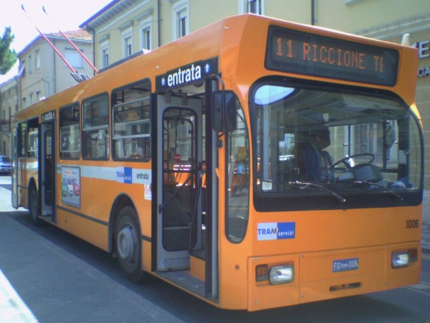 Volvo chassis, Mauri body Rimini trolleybus 1006