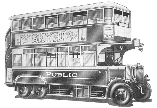 1927 Guy 6 wheeled Londonbus