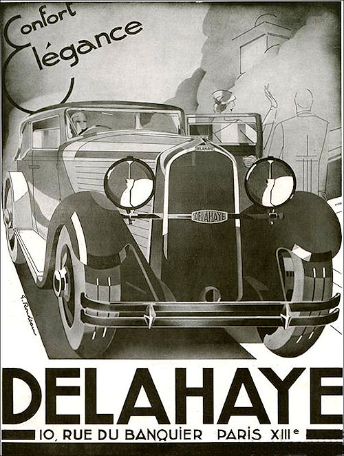 1933 Delahaye ad