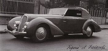 1939 Delahaye cabrio figoni et falaschi