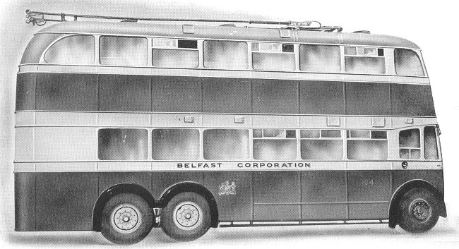 1947 Guy first post war Trolley Bus Belfast Corporation