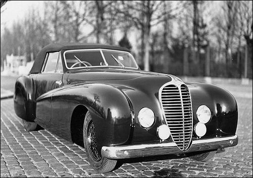 1948 Delahaye 135 cabriolet Pourtout
