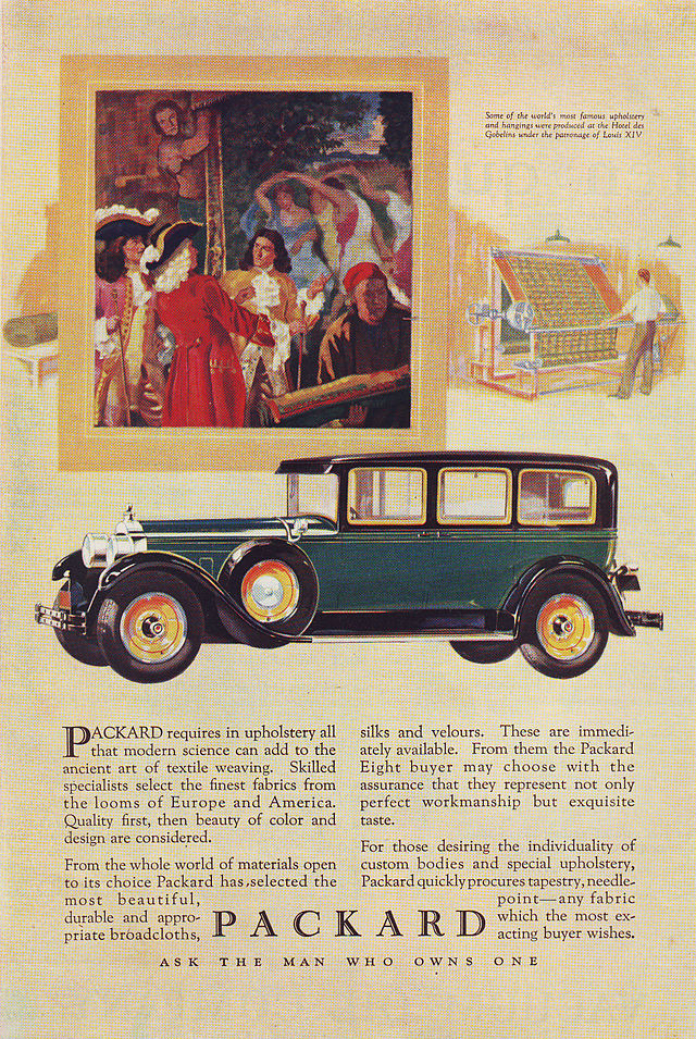 1927 Packard magazine ad