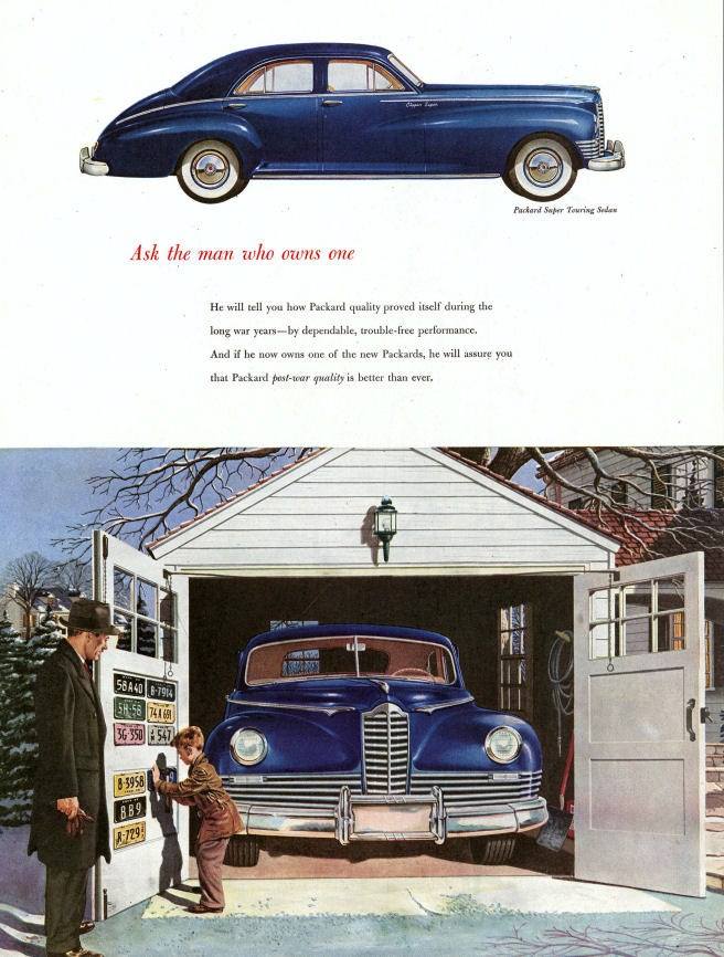 1947 Packard Ad
