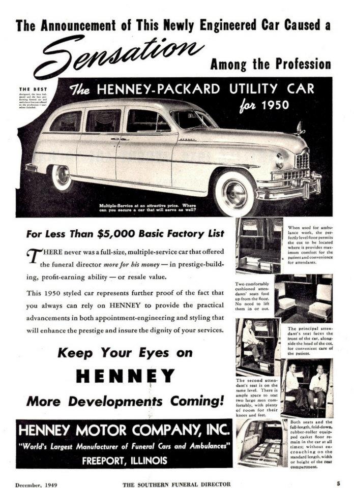 1950 Henney Packard Utility Car